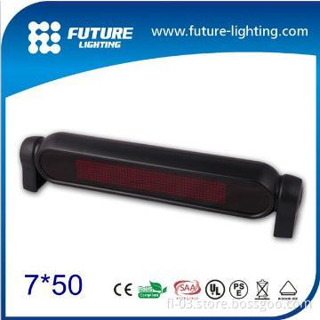 7*50 dots 12V  message sign led car moving message display